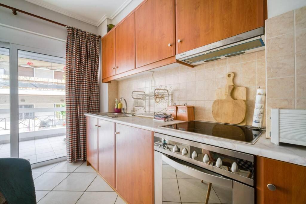 Spacious Family Flat Near Parthenon Free Parking Atenas Exterior foto