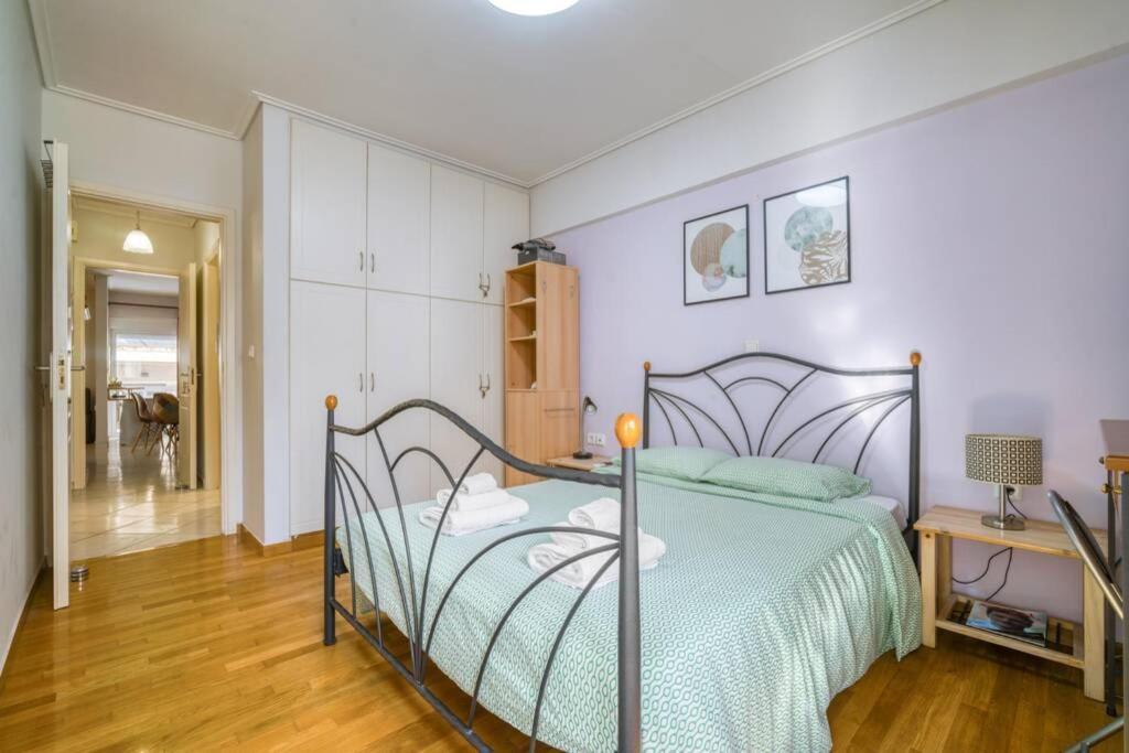 Spacious Family Flat Near Parthenon Free Parking Atenas Exterior foto