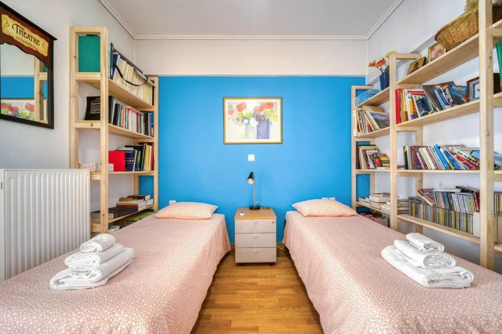 Spacious Family Flat Near Parthenon Free Parking Atenas Exterior foto