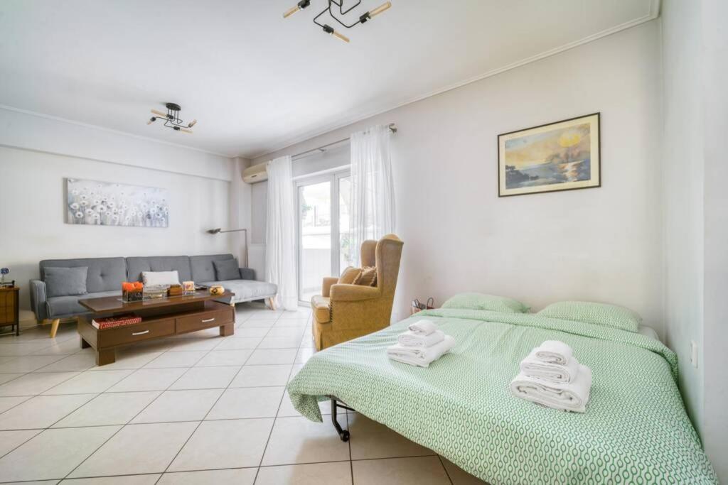 Spacious Family Flat Near Parthenon Free Parking Atenas Exterior foto