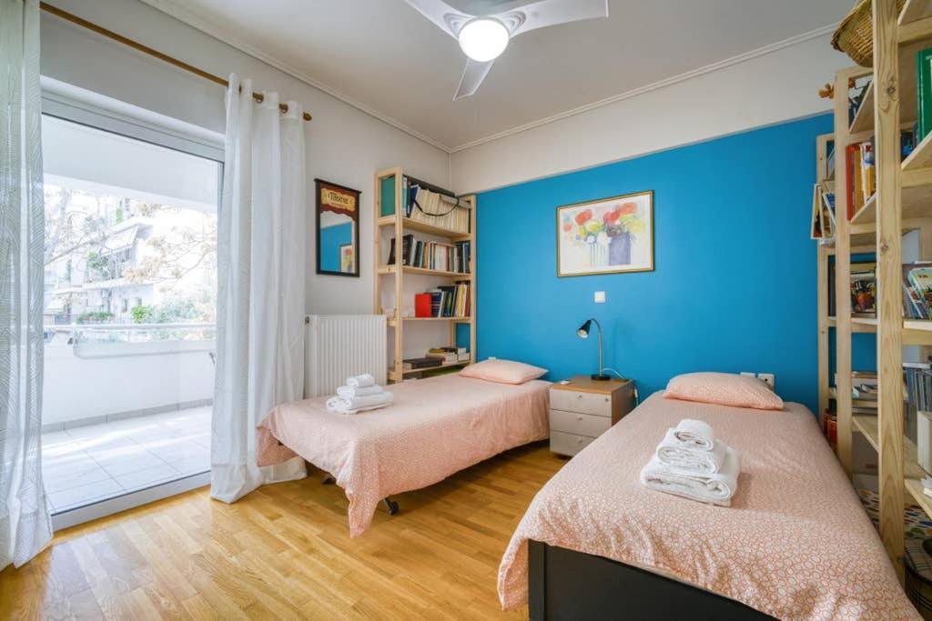 Spacious Family Flat Near Parthenon Free Parking Atenas Exterior foto